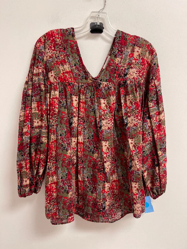 Top Long Sleeve By Clothes Mentor In Multi-colored, Size: S