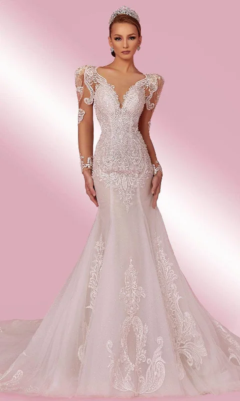 MNM Couture W2102 Wedding Dress