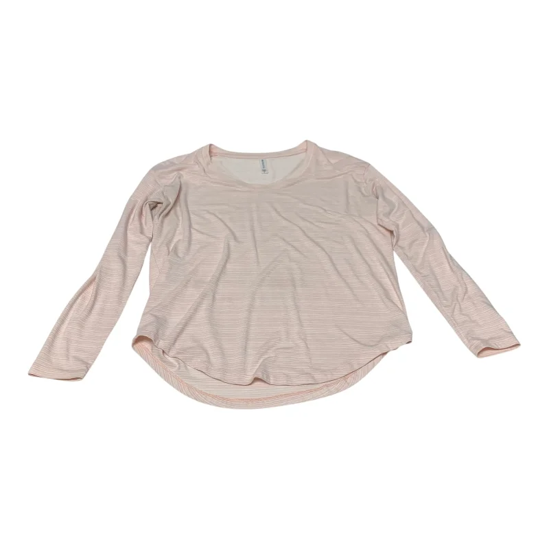 Top Long Sleeve By Athleta In Pink, Size: S