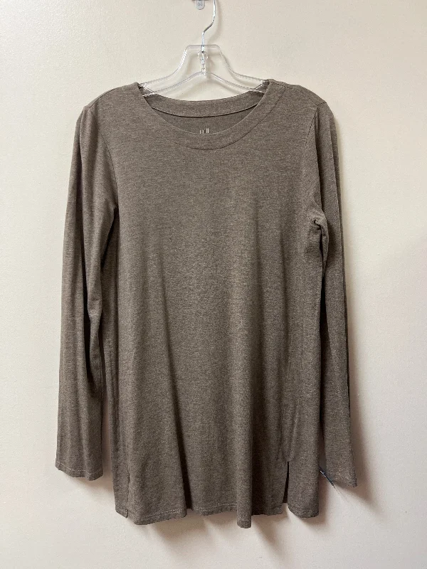 Tunic Long Sleeve By J. Jill In Brown, Size: Xs