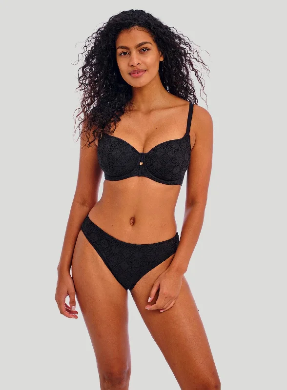 Freya Swimwear: Nomad Nights Underwired Sweetheart Bikini Top Black