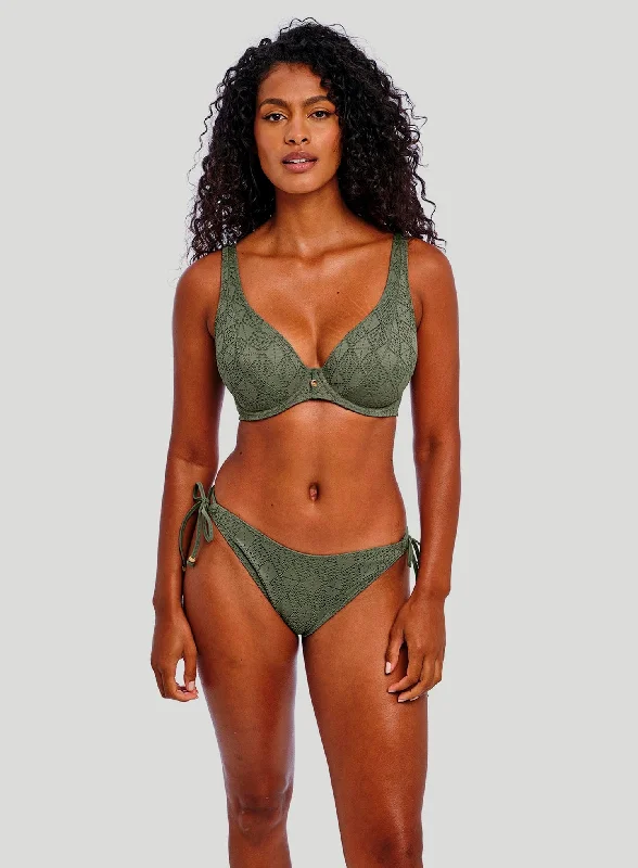 Freya Swimwear: Nomad Nights High Leg Bikini Brief Sage