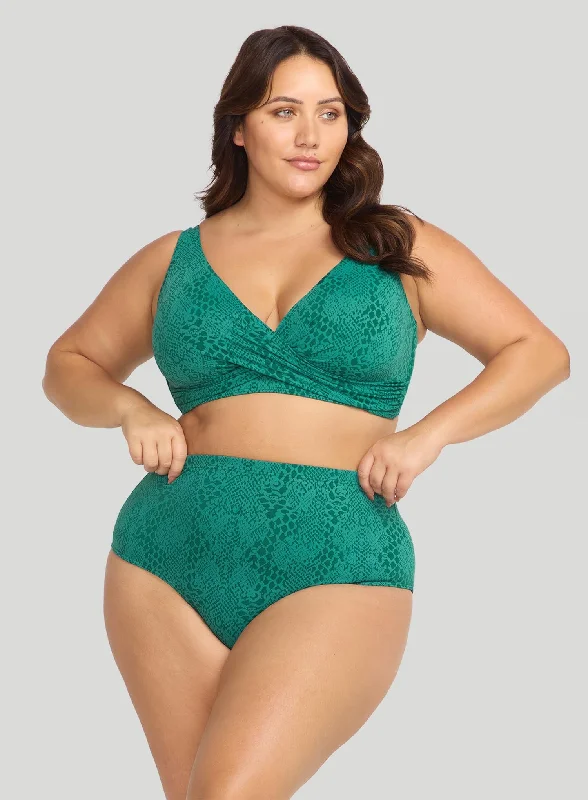 Artesands: Ekhis Renoir High Waisted Swim Pant Green