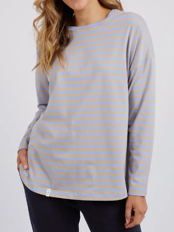 ELM LAUREN LONG SLEEVE STRIPE TEE