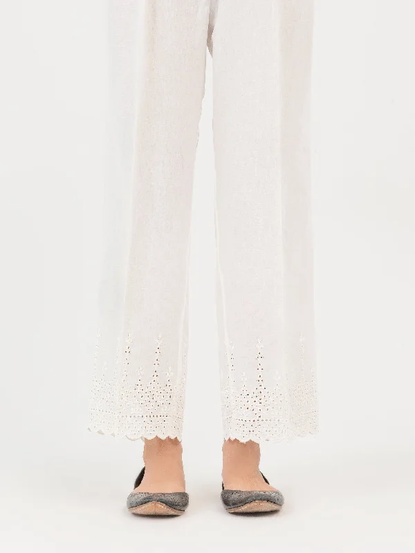 Cambric Trouser-Embroidered (Pret)