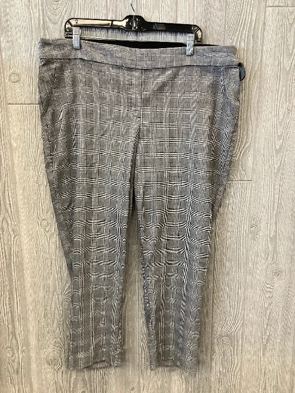 Pants Other By Liz Claiborne In Plaid Pattern, Size: 20