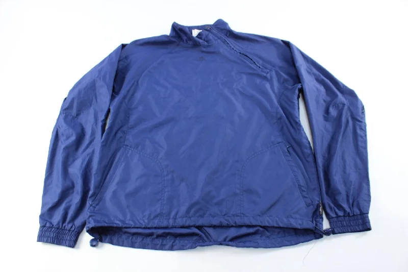 90's Adidas Navy Blue Pullover Jacket