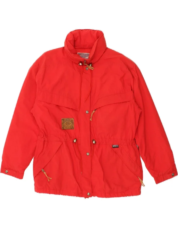 EIDER Womens Gore-Tex Rain Jacket EU 44 XL Red Polyamide