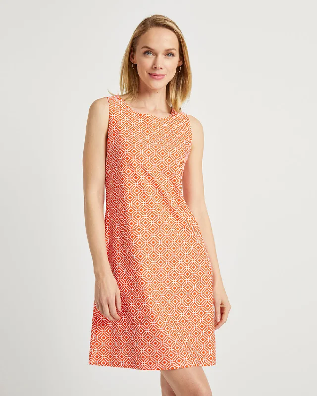 Jude Connally Beth Dress - Mini Links Geo Apricot