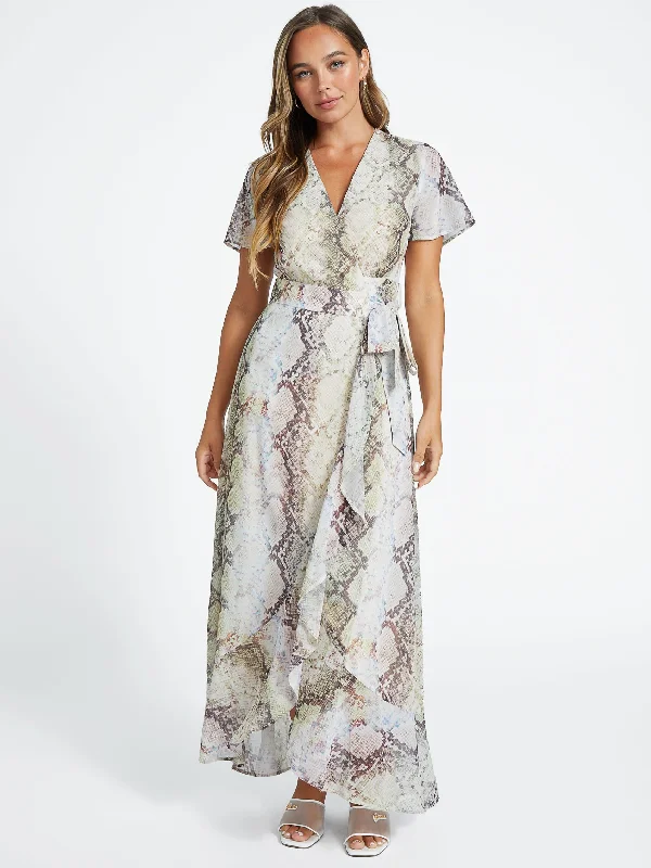 Maddie Printed Maxi Dress