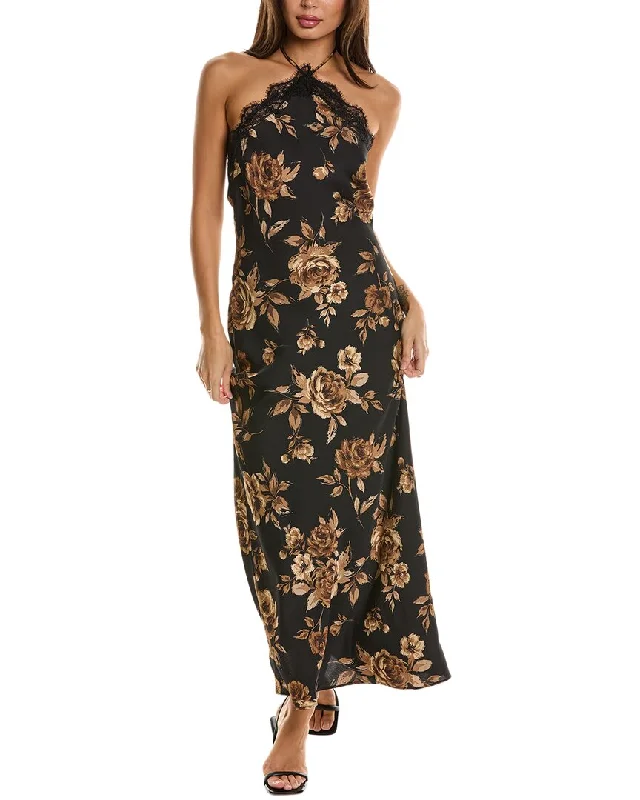 Maison Maar Halter Maxi Dress