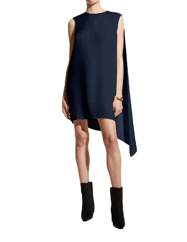 Matilde Mini Dress In Midnight Blue