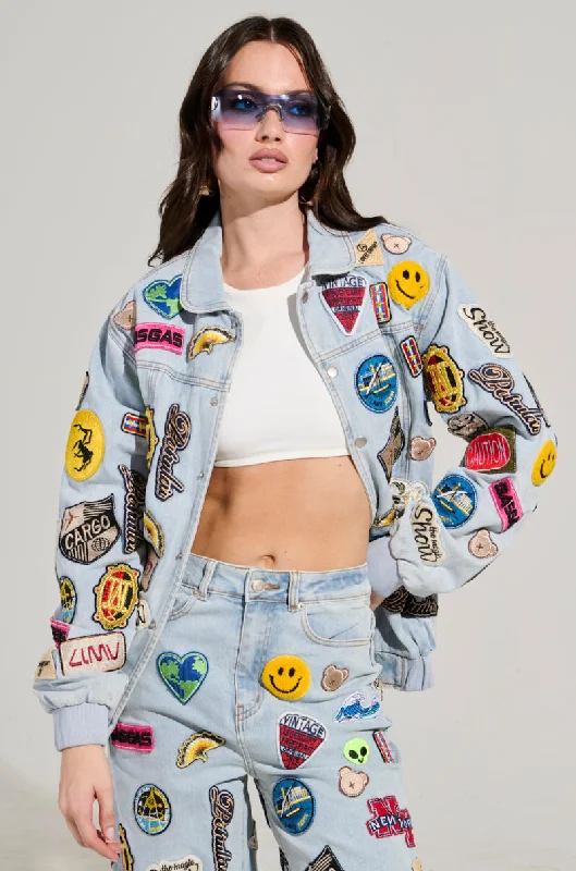 AUSTIN PATCH DENIM JACKET