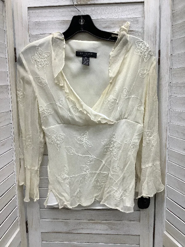 Blouse 3/4 Sleeve By Ralph Lauren  Size: L