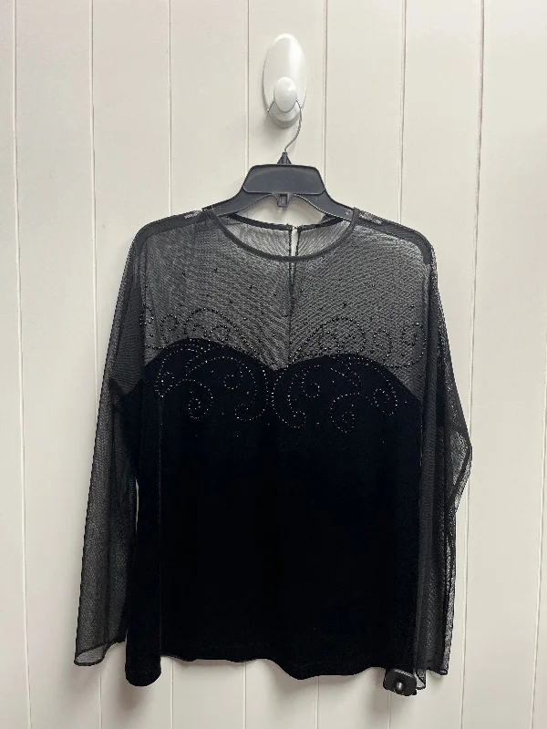 Blouse Long Sleeve By Onyx  Size: Xl