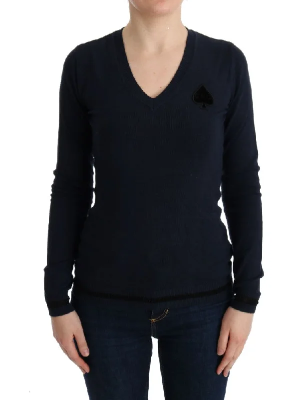 Costume National  V-neck Viscose Women's Sweater