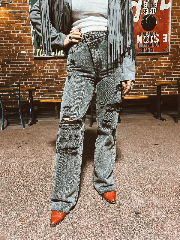 Harvey Distressed 90s Jeans