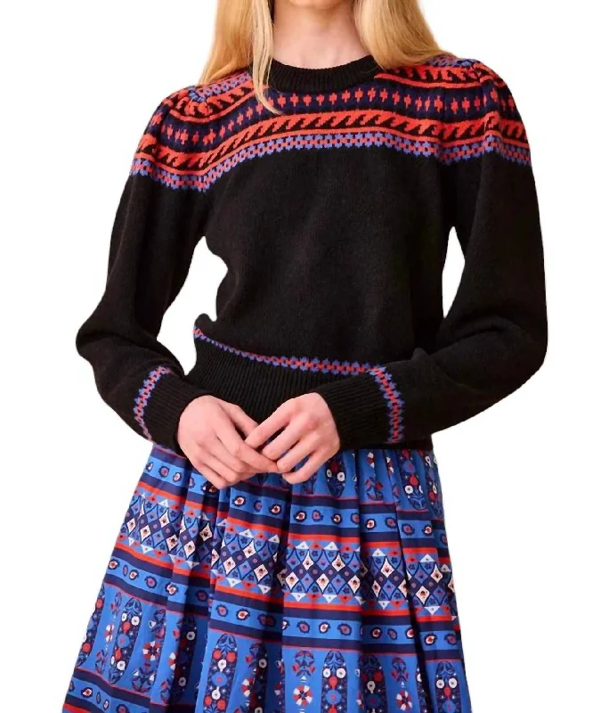 Jackie Sweater In Highgrove Fairisle