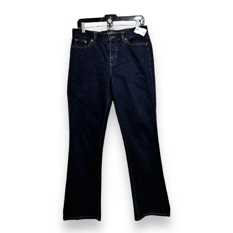 Jeans Flared By Lauren Jeans Co In Blue Denim, Size: 6