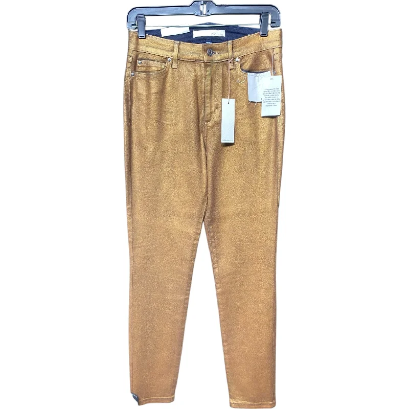 Jeans Straight By Ella Moss In Bronze, Size: 4