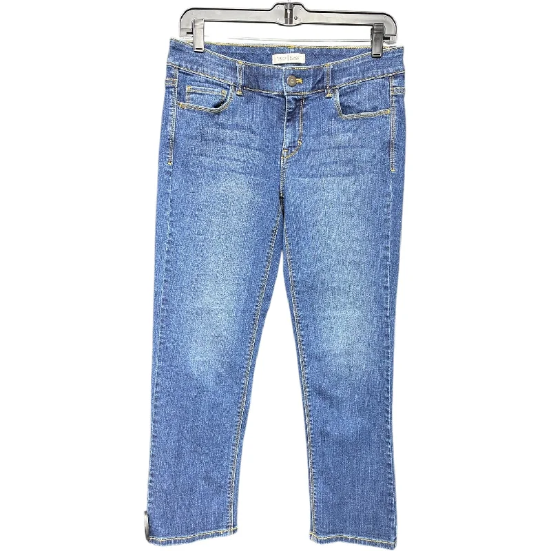 Jeans Straight By White House Black Market In Blue Denim, Size: 6